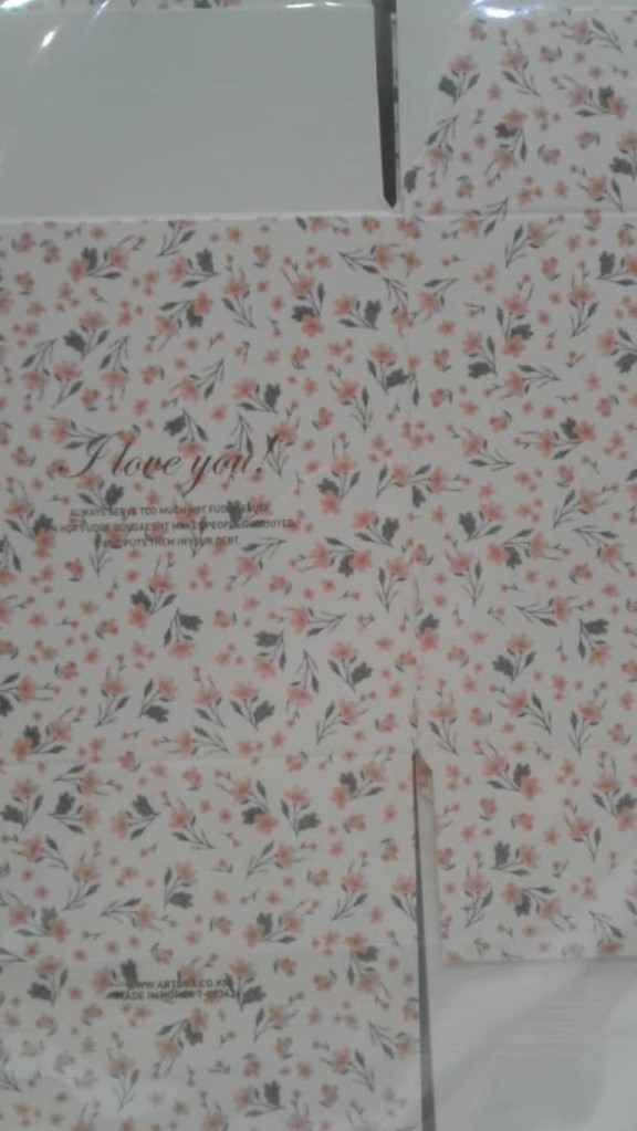 جعبه کاغذی گل‌دار 3626 - 0