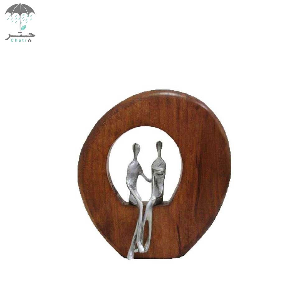 تندیس قاب چوب خانواده