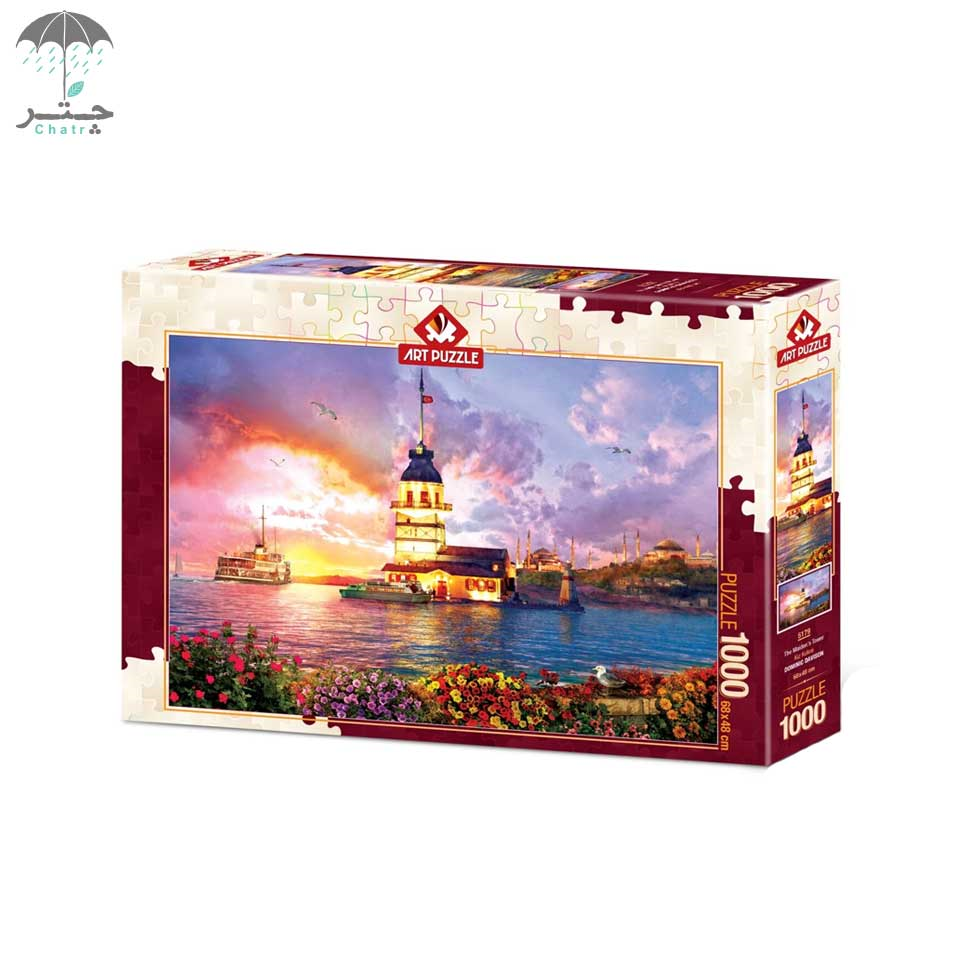 پازل آرت پازل 1000 تکه طرح The maidens tower کد 5179