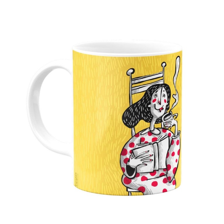 ماگ چای و کتاب - 0