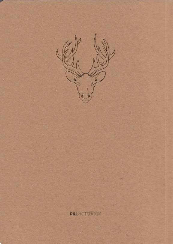 دفتر بی‌خط کرافت پیل مدل لاته سایز وزیری - 0