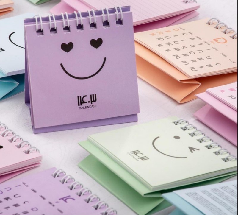 تقویم رومیزی ایموجی موندریان 1403(جیبی) - 0