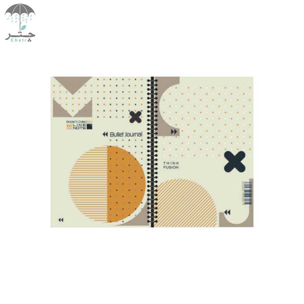 دفتر بولت ژورنال لاین نت 2 رنگ کد 7217 - 4