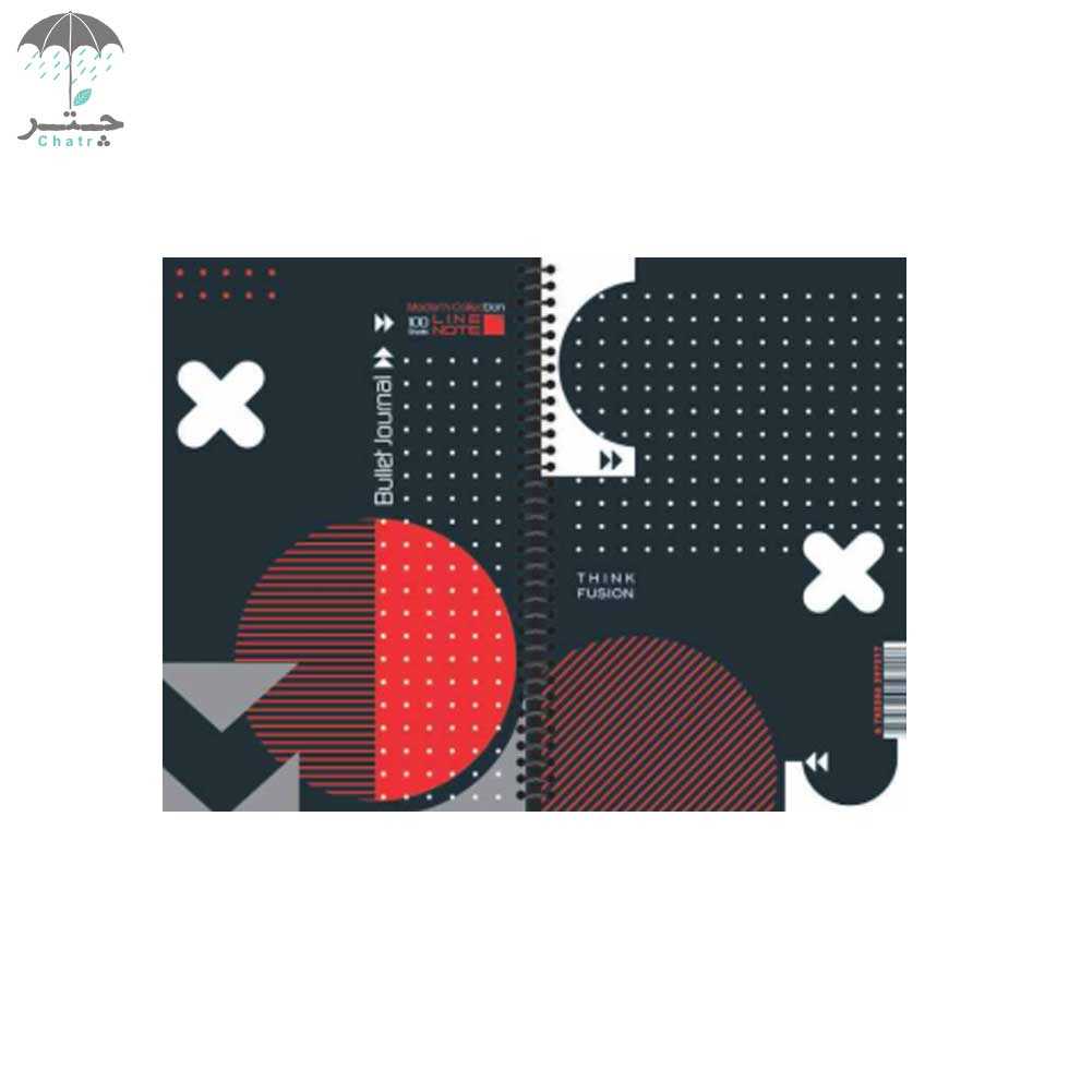 دفتر بولت ژورنال لاین نت 2 رنگ کد 7217 - 2