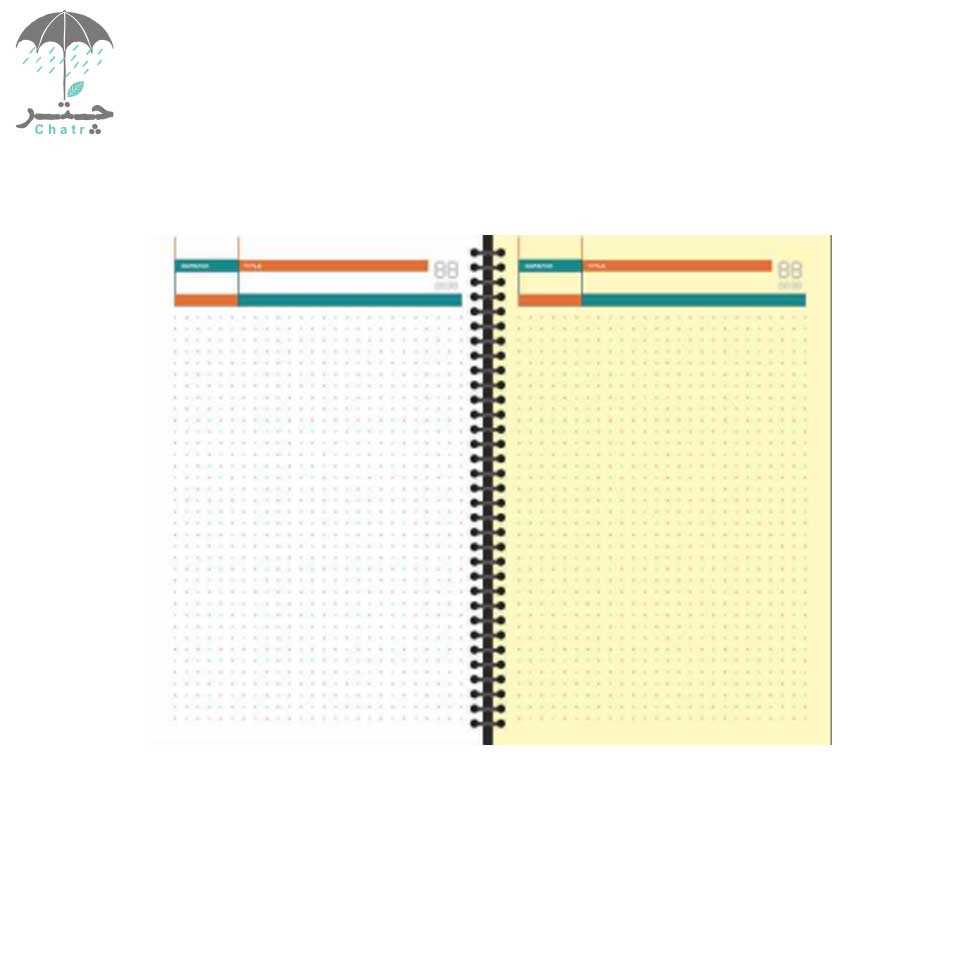 دفتر بولت ژورنال لاین نت 2 رنگ کد 7217 - 1