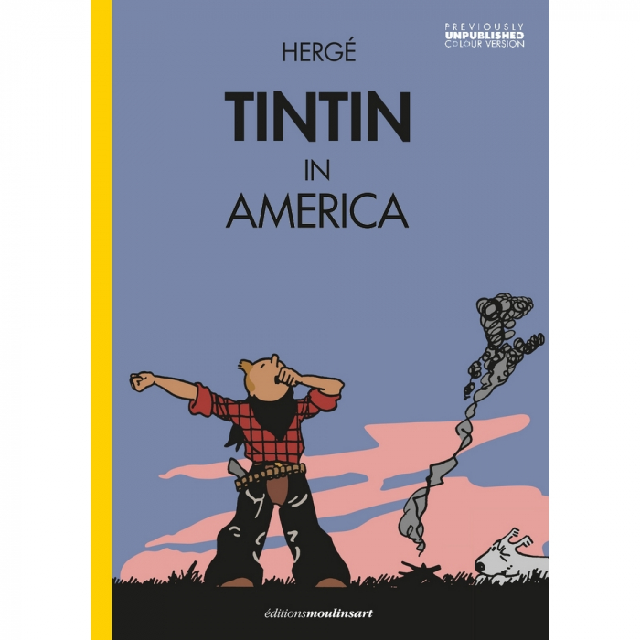 Tintin in america colorized (yawning) - 0