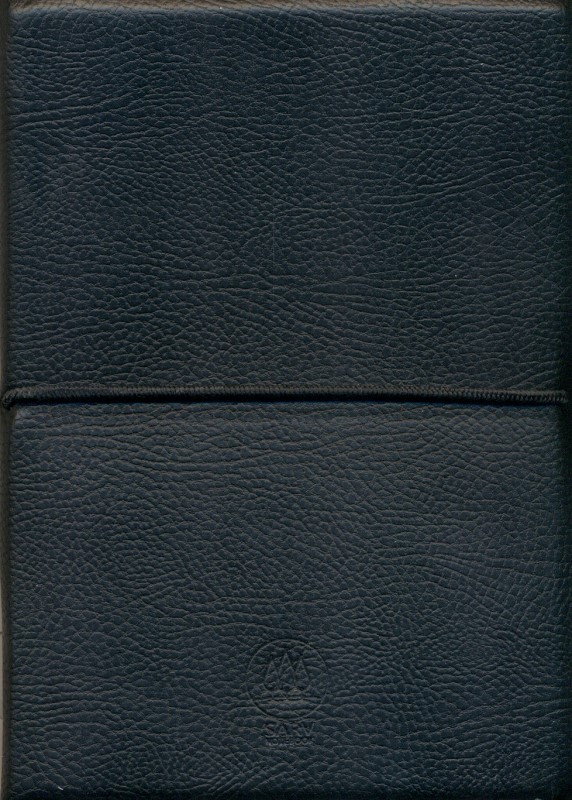 دفتر پالتویی طرح چرم - 0
