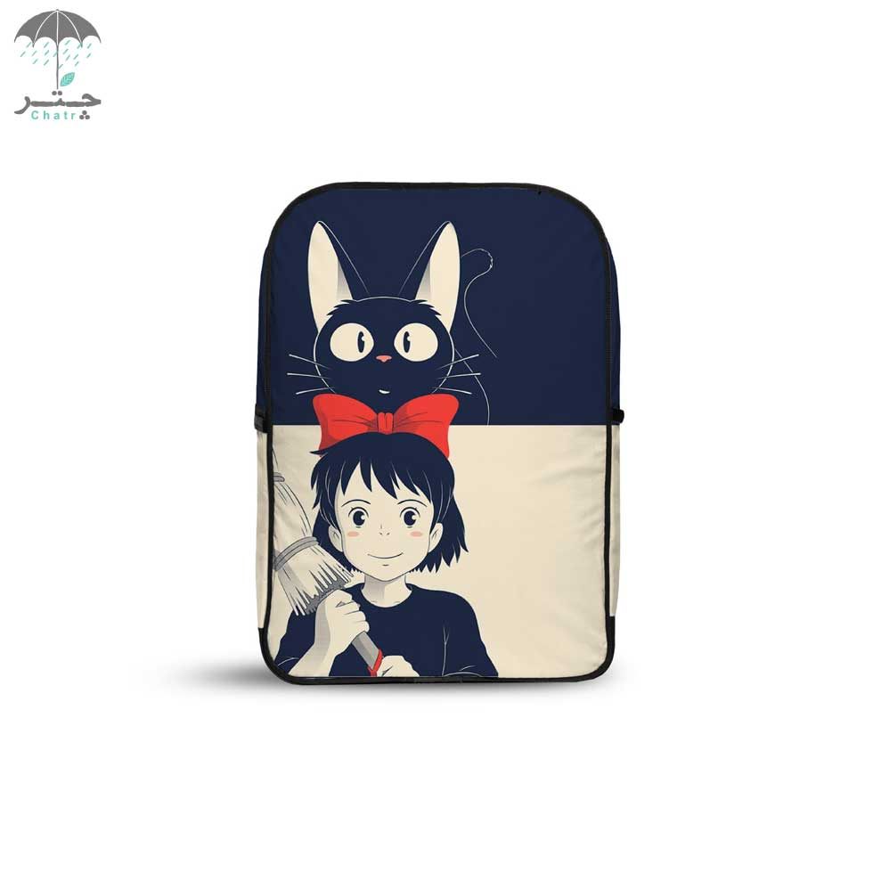 کوله‌پشتی مخمل هارنا طرح کی‌کی (kikis delivery service) - 0