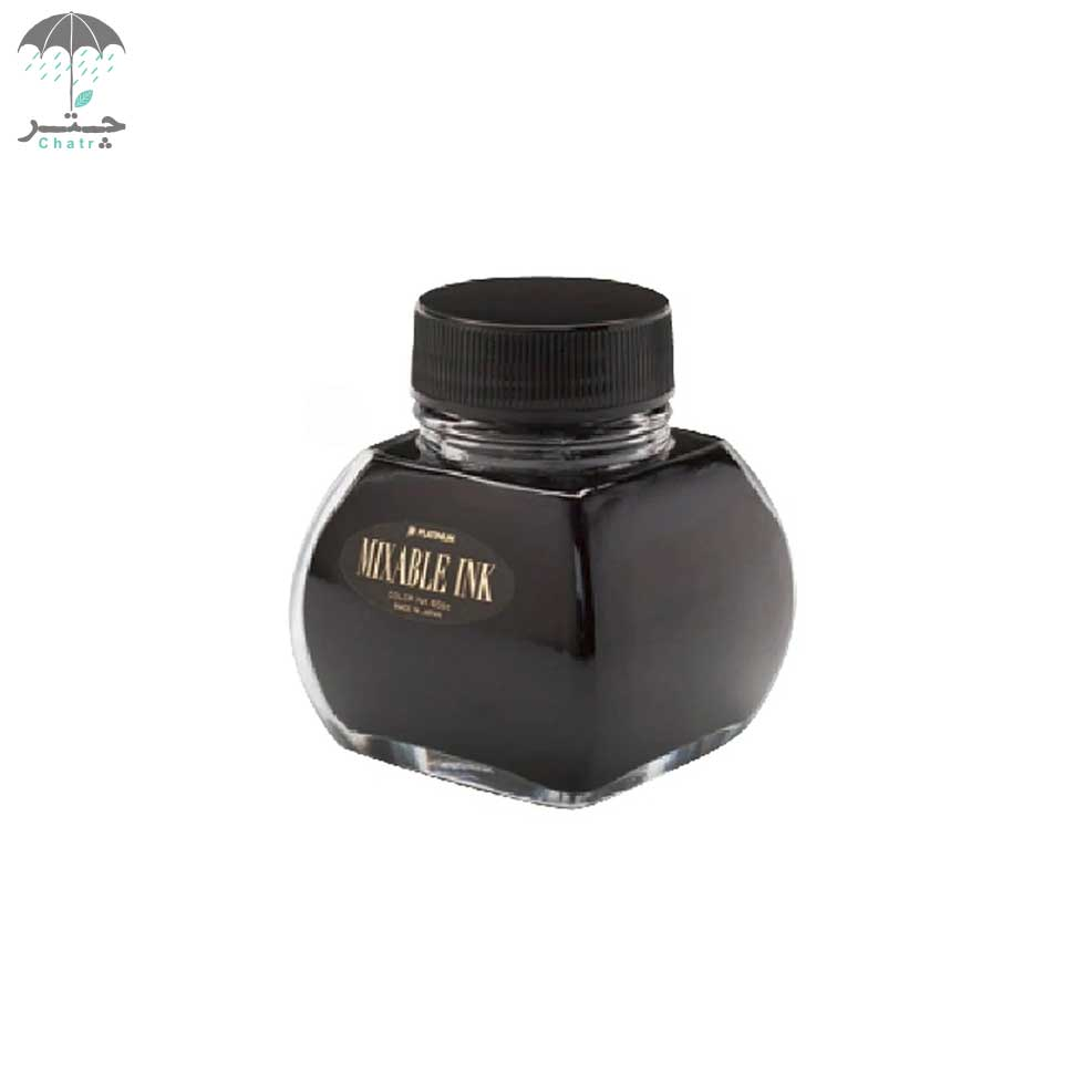 جوهر خودنویس پلاتینوم مدل mixable ink رنگ مشکی دودی 60 میل - 0