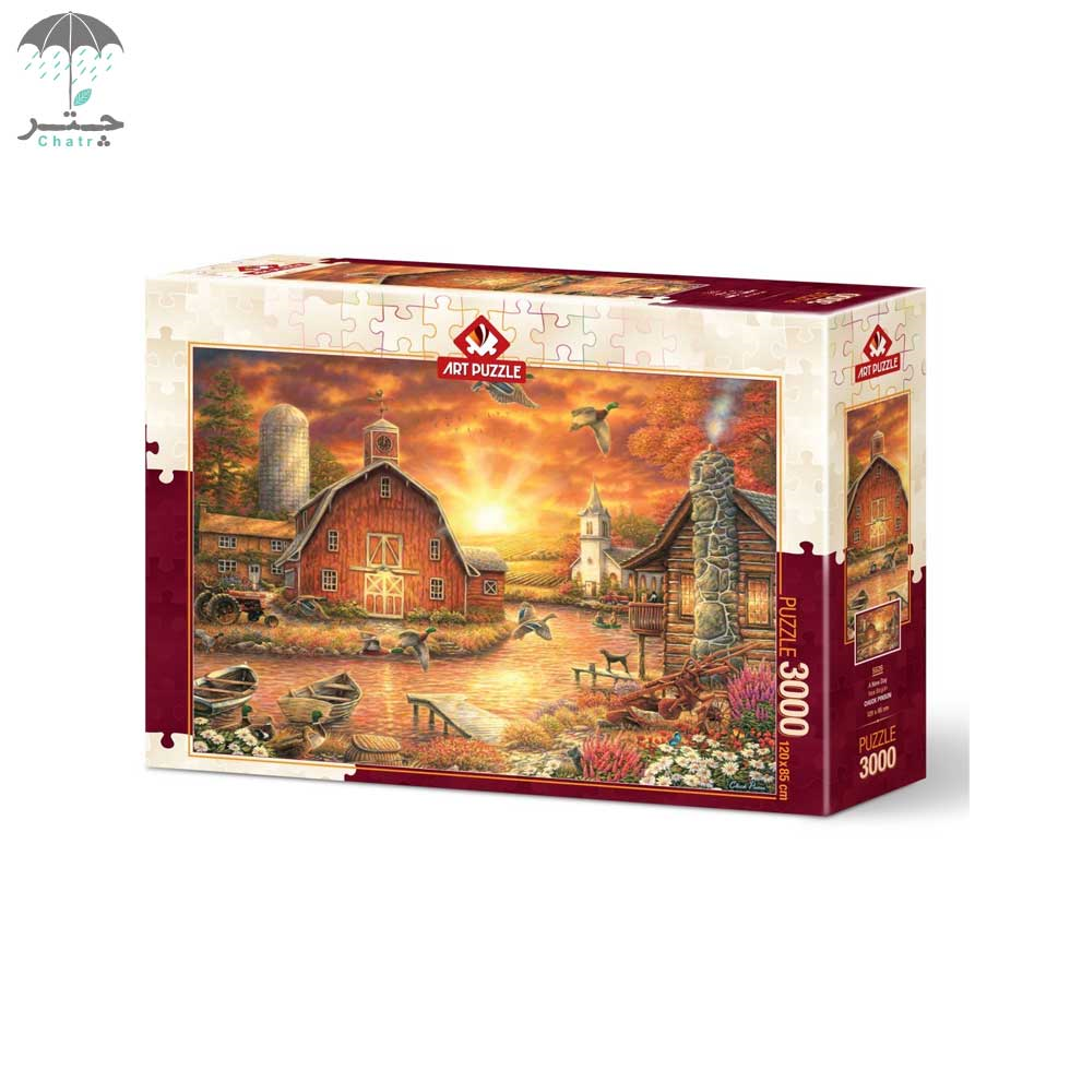 پازل آرت پازل 3000 تکه طرح A new day کد 5526