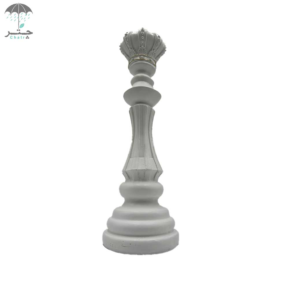 تندیس سپاس پلاس طرح شاه شطرنج سفید