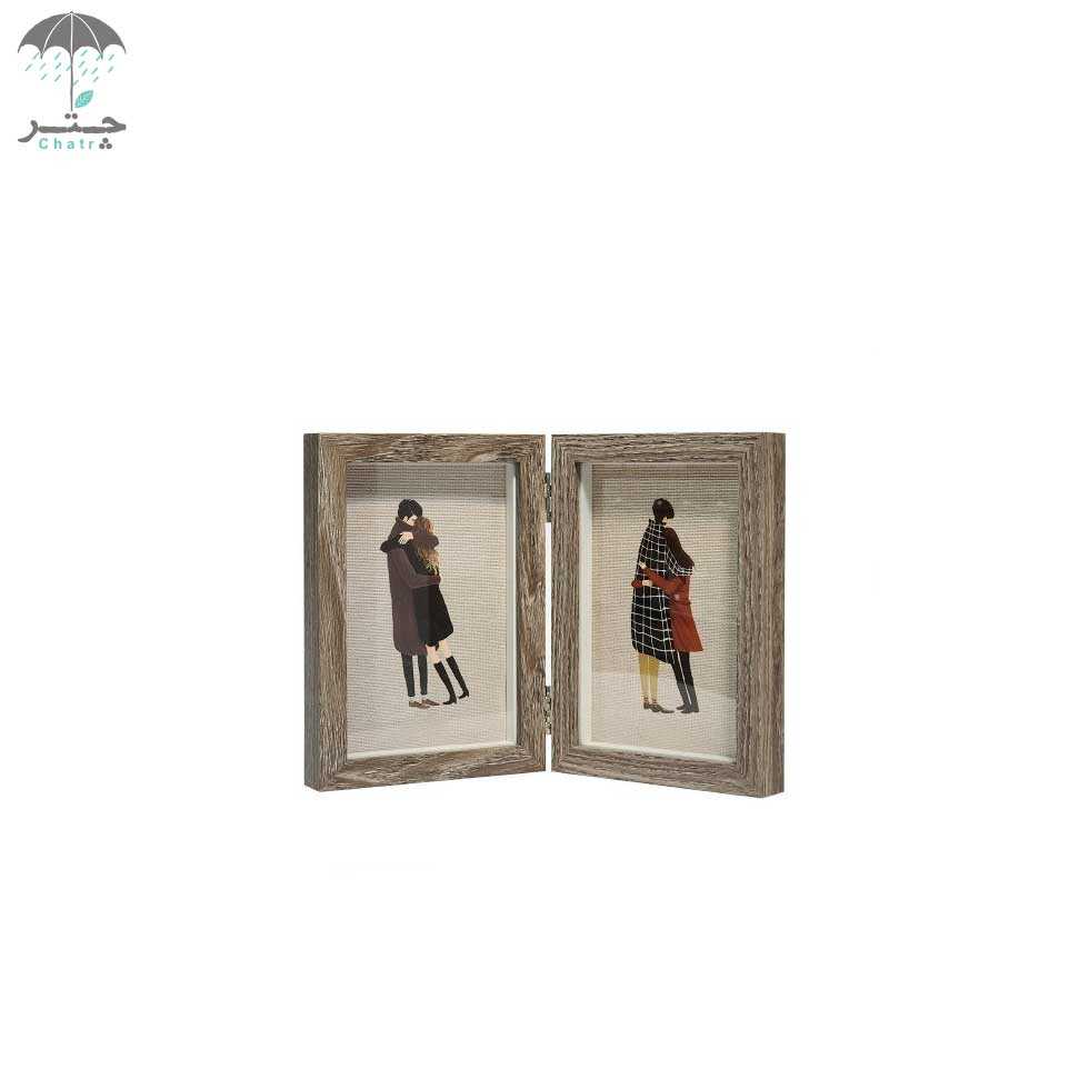 قاب عکس چوبی تاشو (18 در 13) HW013 - 2