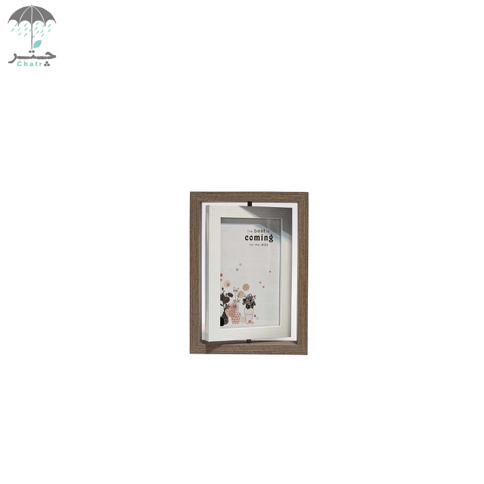 قاب عکس چوبی دوطرفه (18 در 13) HW225 - 0