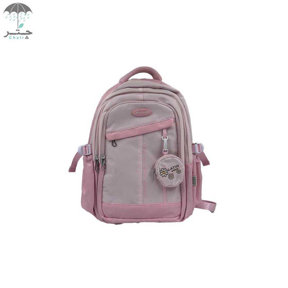 کوله‌پشتی لاتین شیپ رنگ صورتی کد 33455