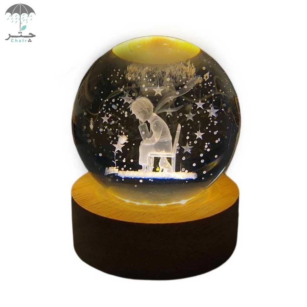 گوی لیزری گرد کوچک طرح شازده کوچولو 3