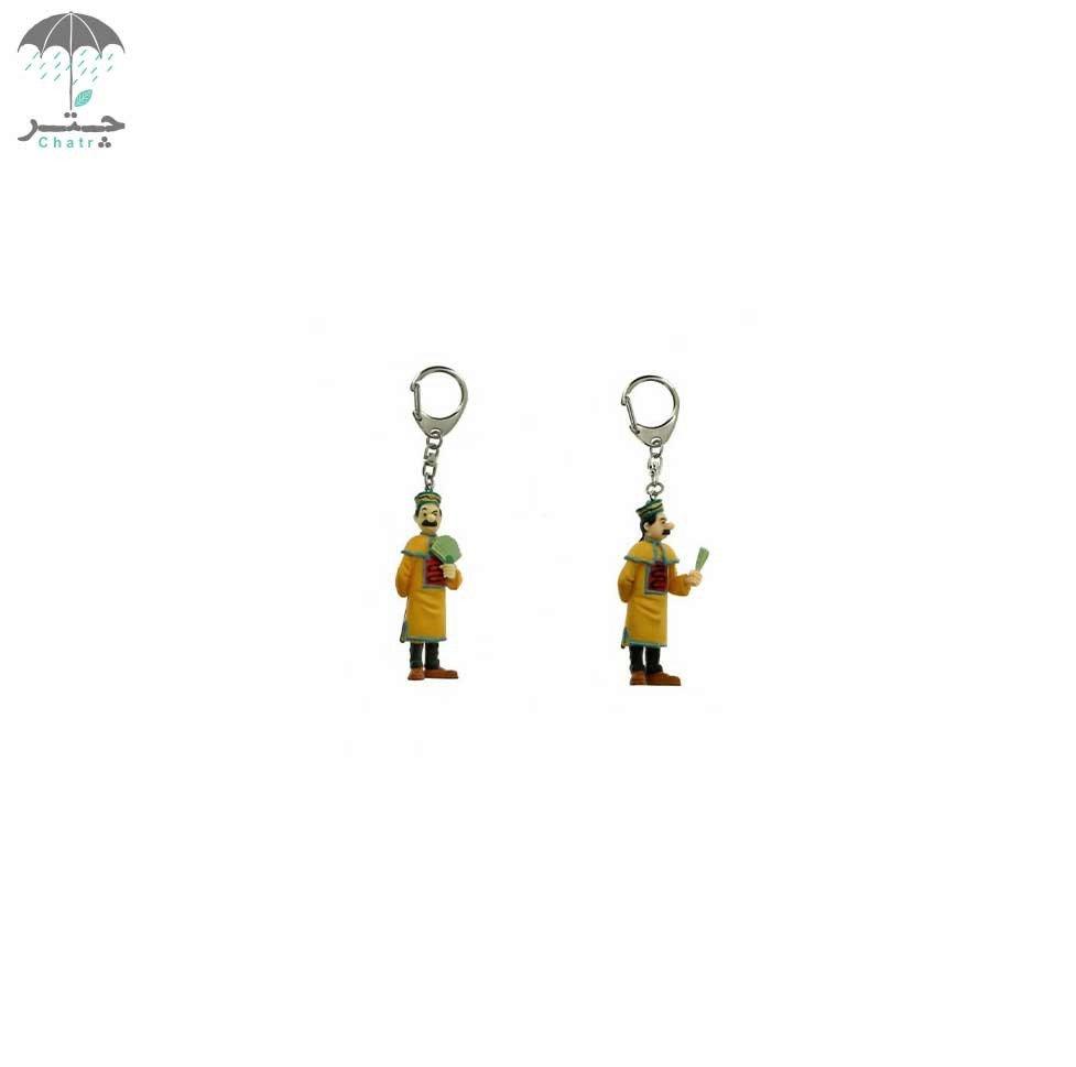 جاکلیدی و فیگور تن‌تن مدل مجموعه دو عددی دوپون و دوپونه در لباس چینی کد (42396 و 42397)