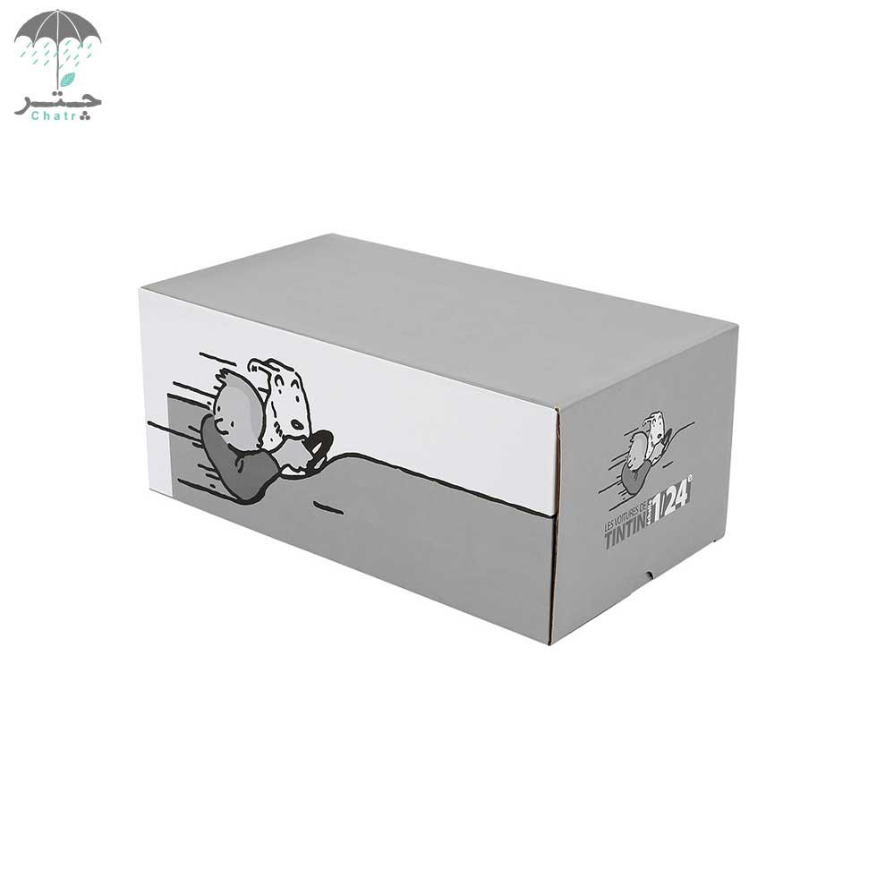 مدل کلکسیونی اورجینال ماشین تن‌تن طرح بیوک زرد با تودوزی بژ کد 29936