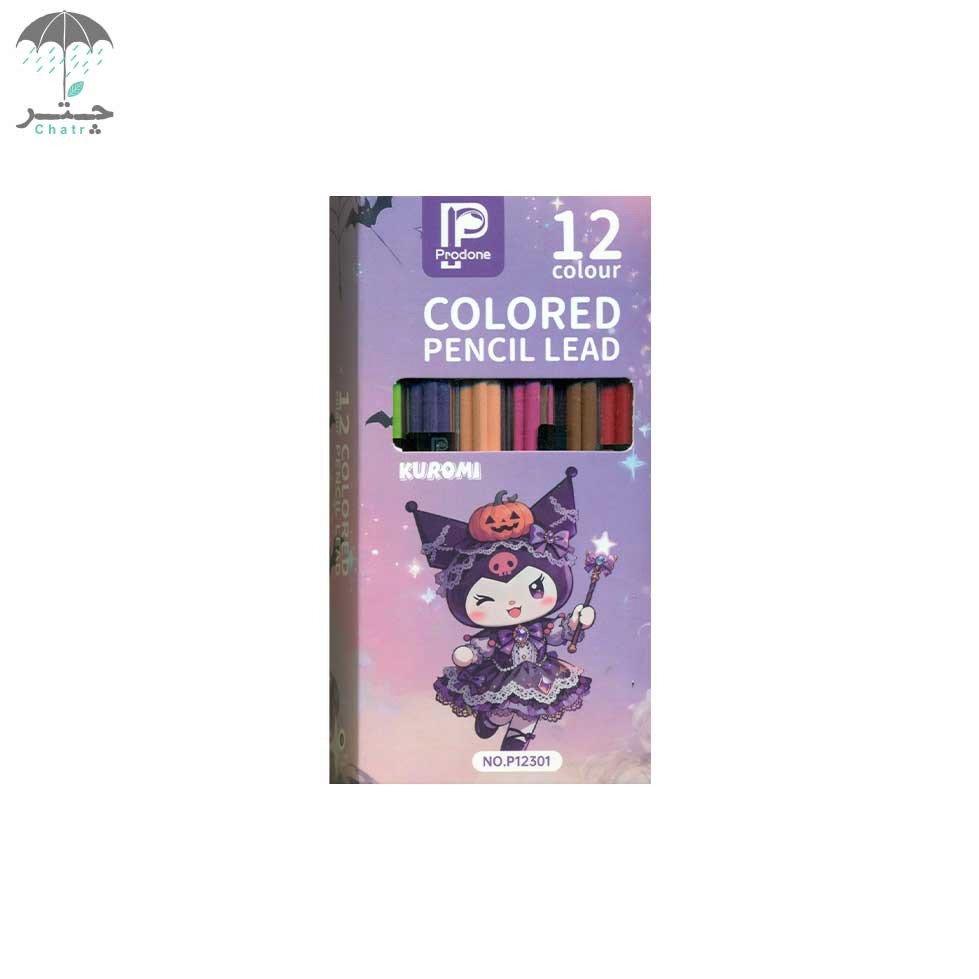 نوک مداد رنگی اتودی پرودون 12 رنگ کد P12301 طرح KUROMI
