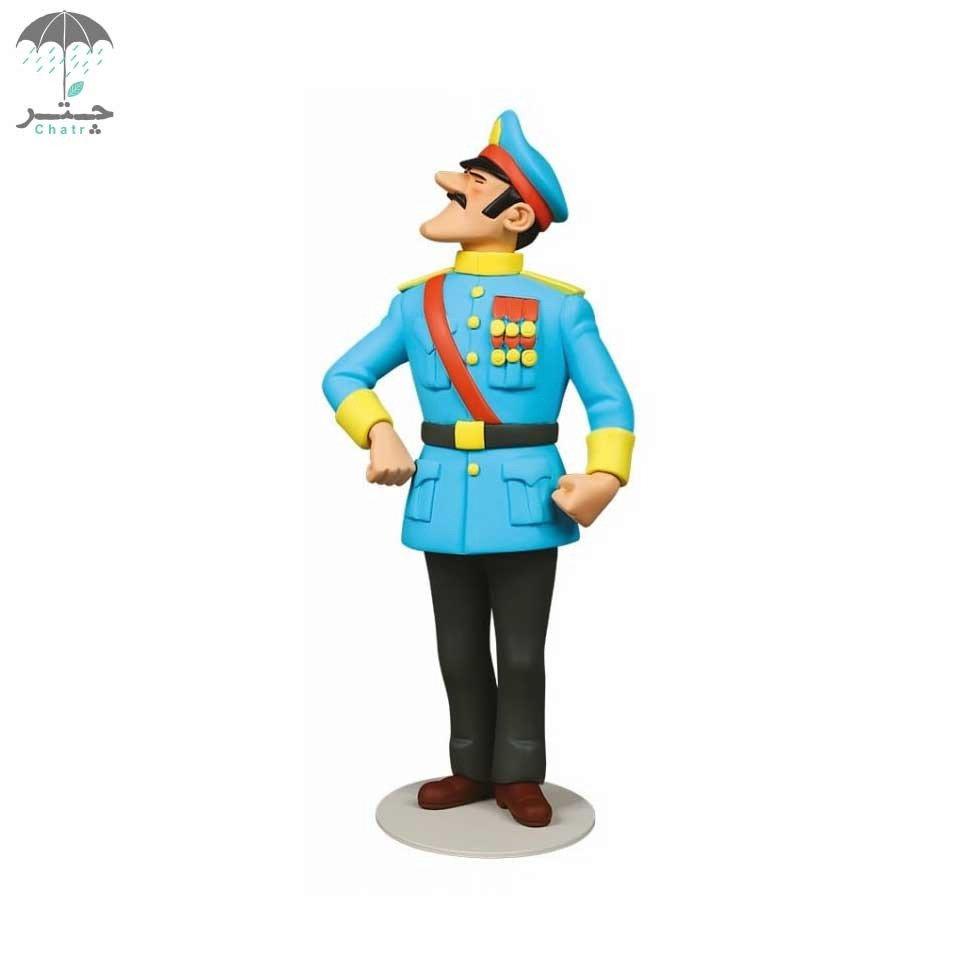 مجسمه و فیگور تن‌تن مدل کلکسیونی ژنرال آلکازار سری موزه خیالی کد 46018