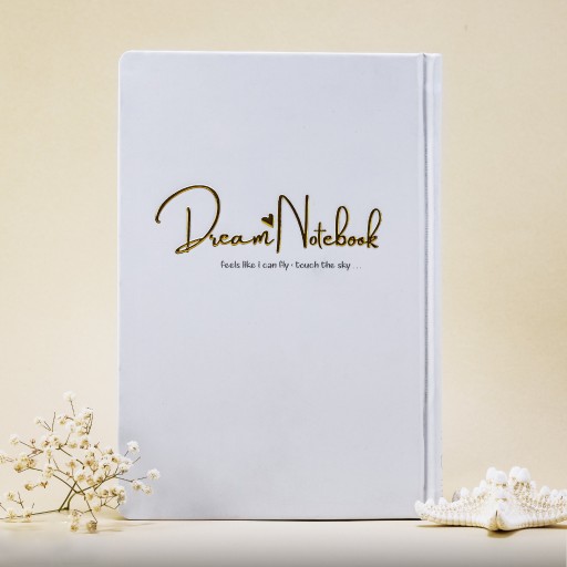 دفتر خط‌دار Dream notebook کرم رنگ پاستلی - 0