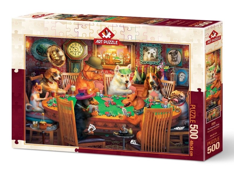 پازل 5094 (500 تکه) the gambler dogs - 0