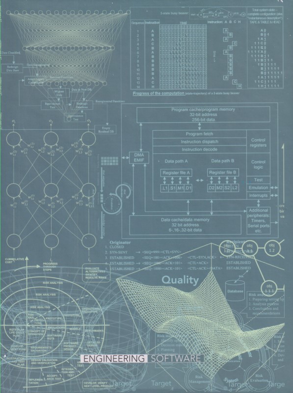 دفتر کلاسوری 26 حلقه Engineering software - 0