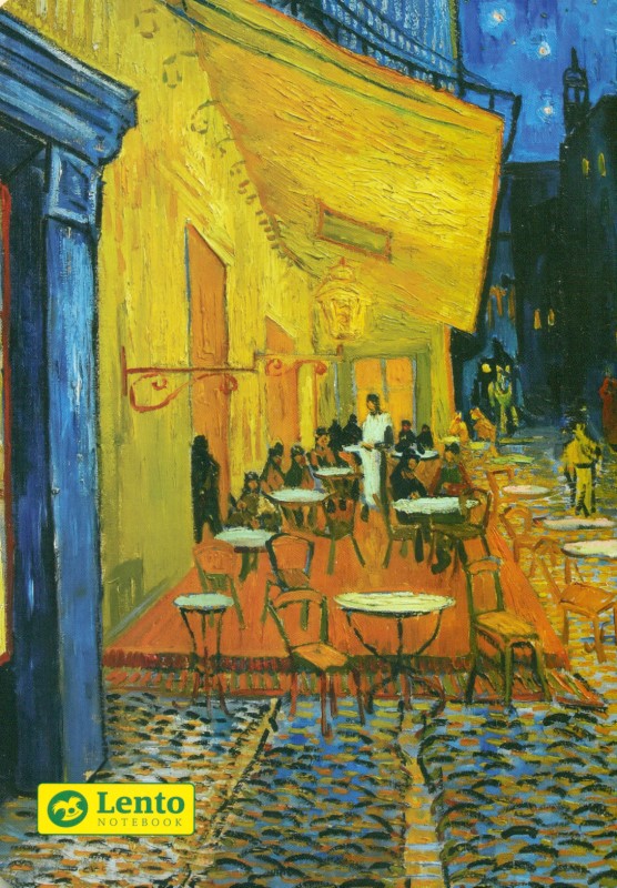 پک 3 عددی دفتر خط‌دار لنتو طرح ونگوگ (Van gogh) - 1