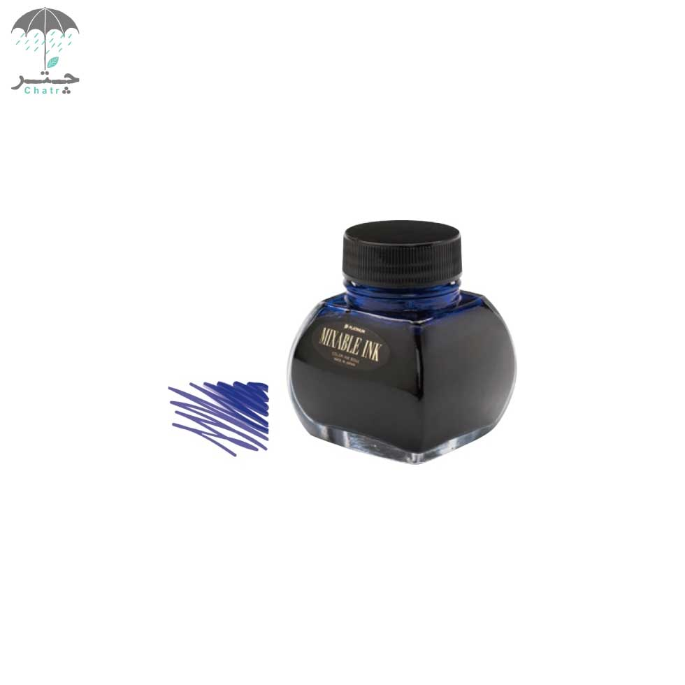 جوهر خودنویس پلاتینوم مدل mixable ink رنگ آبی شفق قطبی 60 میل