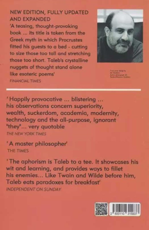 The Bed of Procrustes Philosophical and Practical Aphorisms (غیر اورجینال) - 1