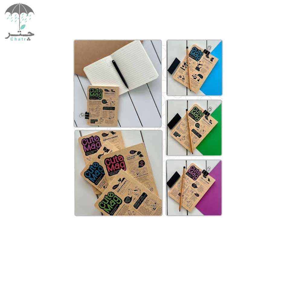 دفتر خطدار پیل سری کیوت مگ جیبی - 0