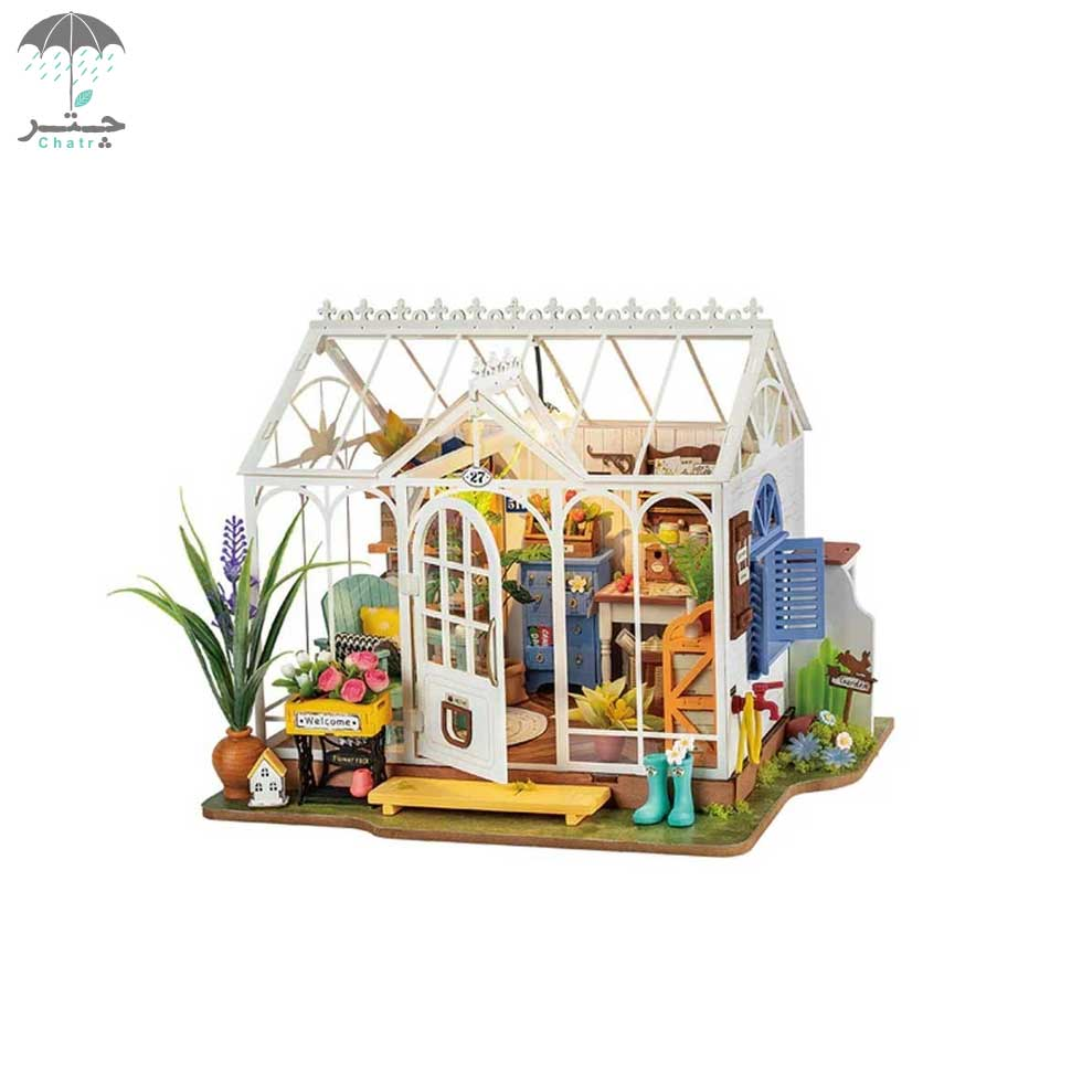 خانه مینیاتوری روبوتایم طرح Dreamy Garden House کد DG163