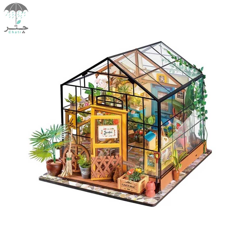 خانه مینیاتوری روبوتایم طرح Cathys Flower House کد DG104