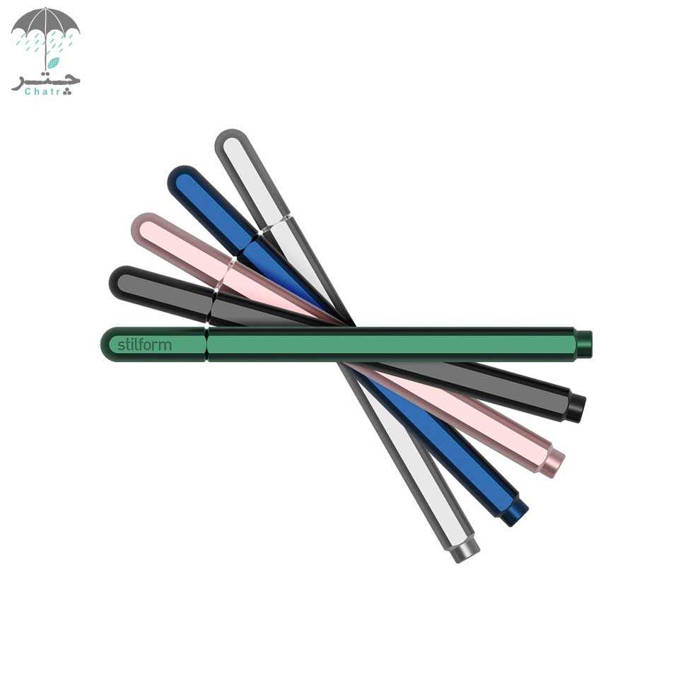 روان‌نویس ژله‌ای آلومینیومی استیل‌فرم مدل ARC رنگ Comet Grey کد 200013 - 3