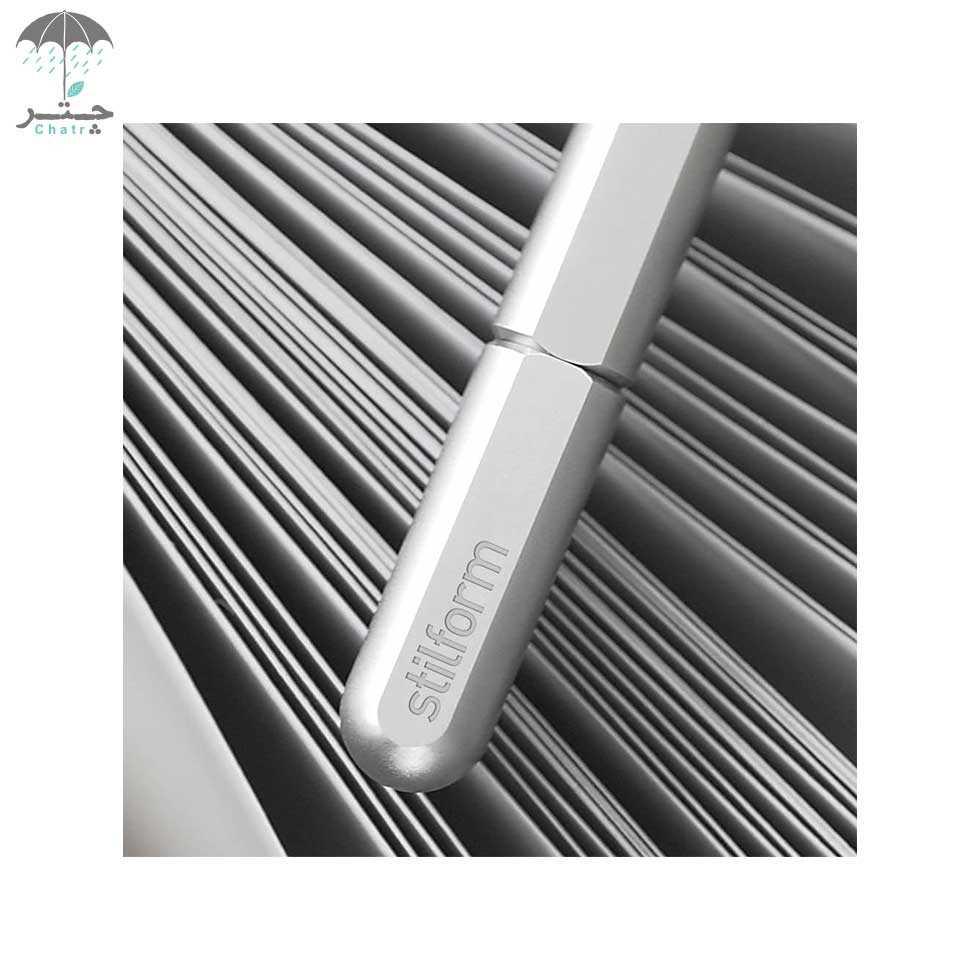 روان‌نویس ژله‌ای آلومینیومی استیل‌فرم مدل ARC رنگ Comet Grey کد 200013 - 1
