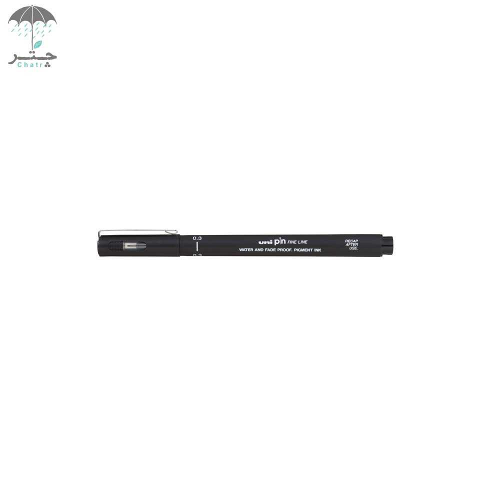 روان‌نویس راپیدی 0.3 (uni pin ) مشکی - 0