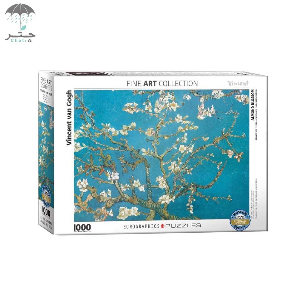 تصویر  پازل یوروگرافیکس 1000 تکه طرح Almond blossom کد 60000153