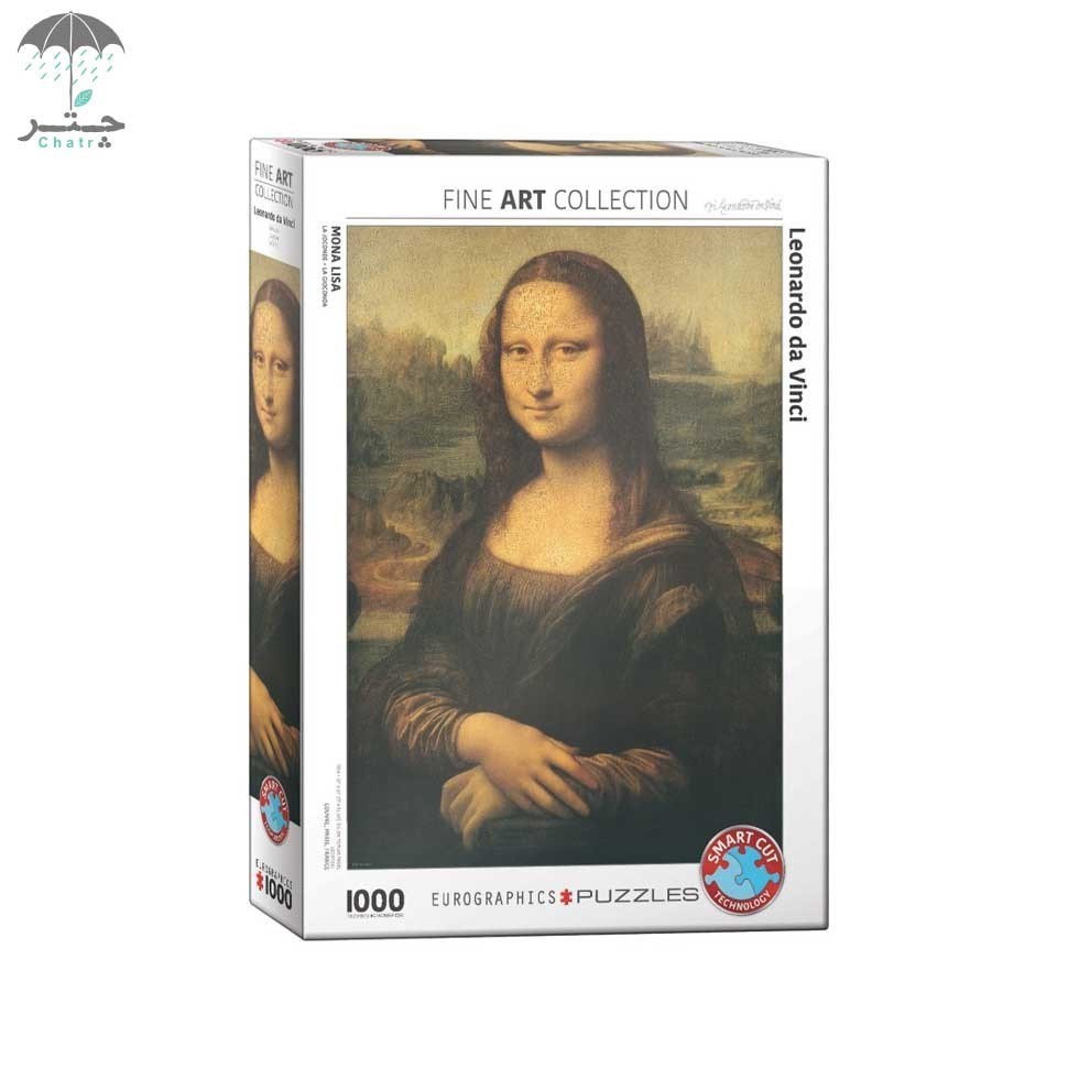 تصویر  پازل یوروگرافیکس 1000 تکه طرح Mona Lisa کد 60001203