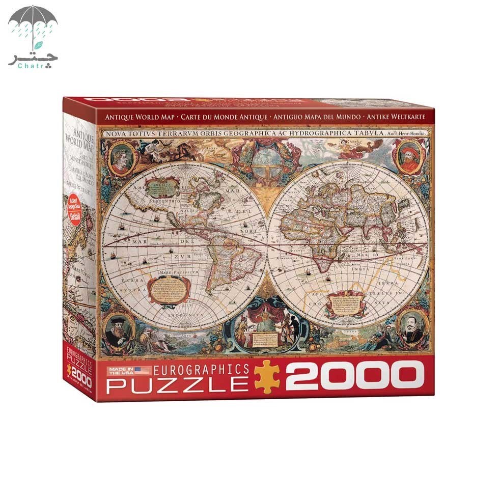 تصویر  پازل یوروگرافیکس 2000 تکه طرح Antique world کد 82201997