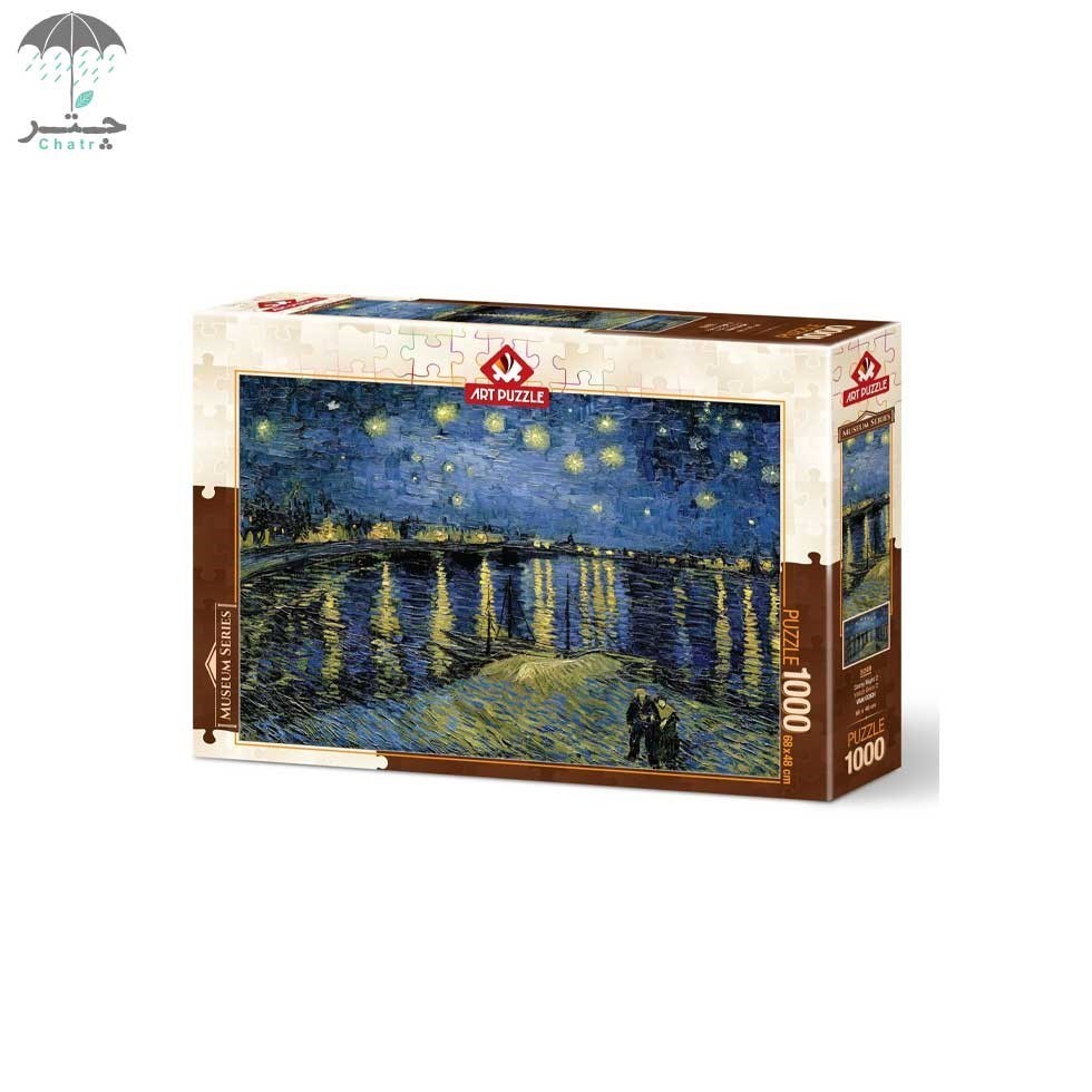 تصویر  پازل آرت پازل 1000 تکه طرح Starry night 2 کد 5249