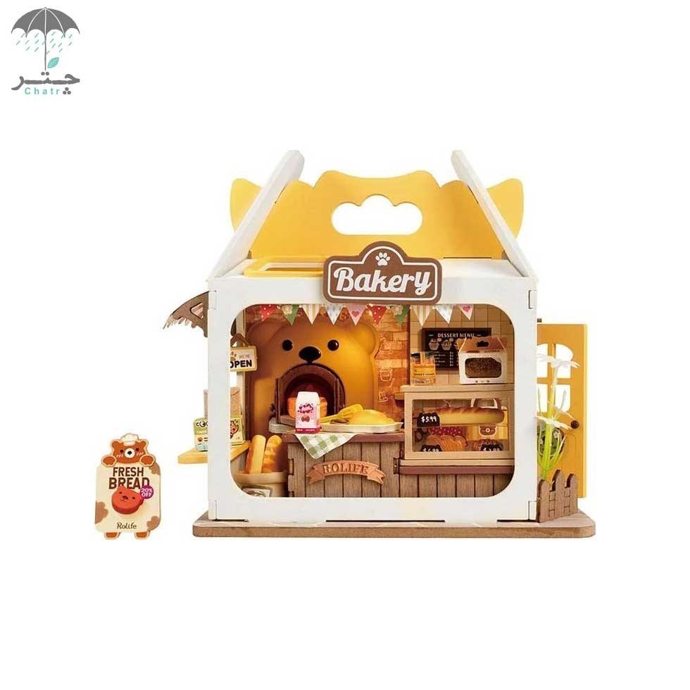 تصویر  خانه مینیاتوری روبوتایم طرح Teddys Breadbox کد DS033