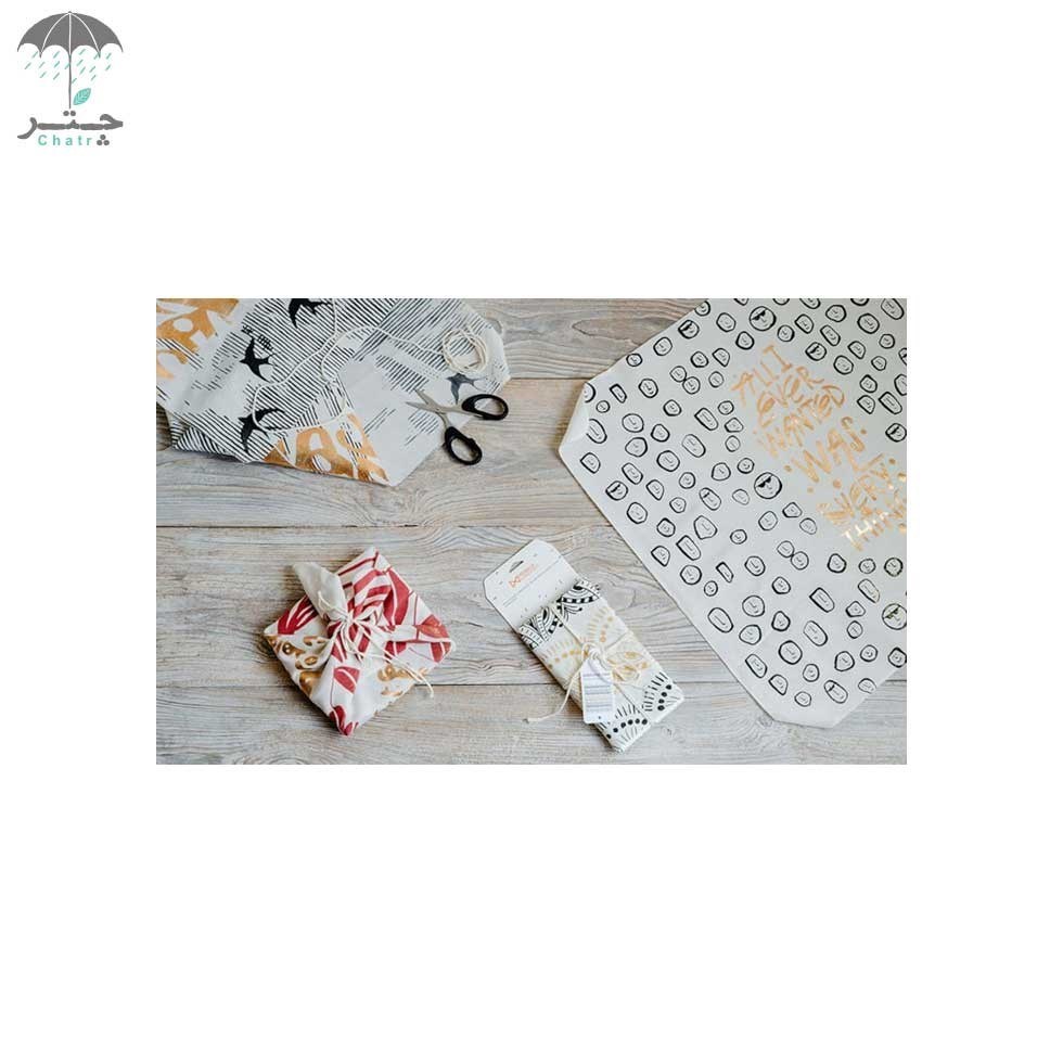 تصویر  کادوپیچ پارچه‌ای لوتوس مدل شین