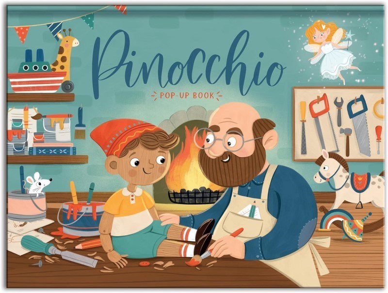 تصویر  Pinocchio (Fairy Tale Pop Up Book)