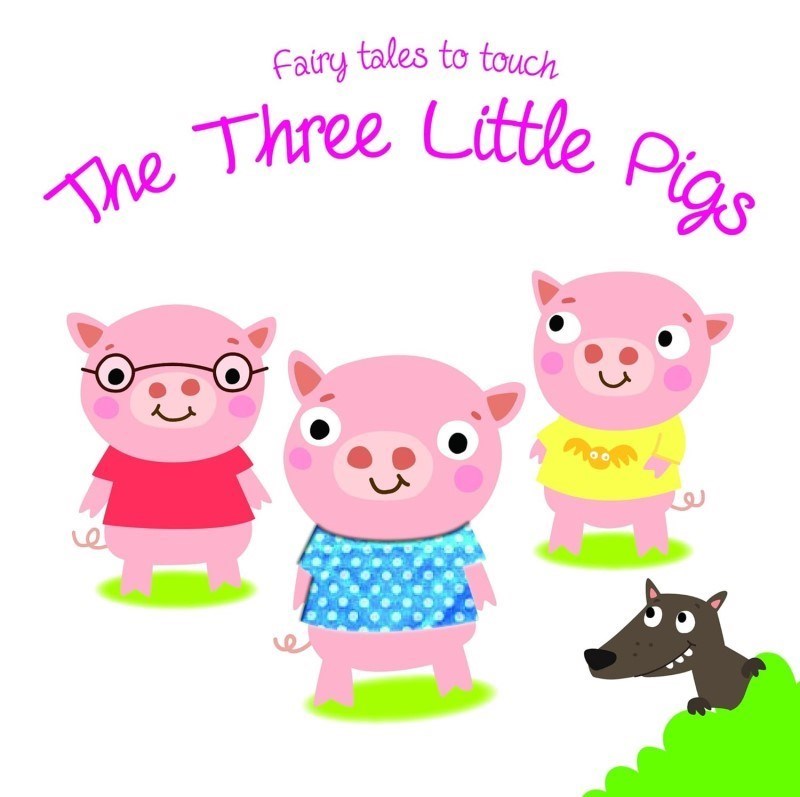 تصویر  The three little pigs (Fairy tales to touch)