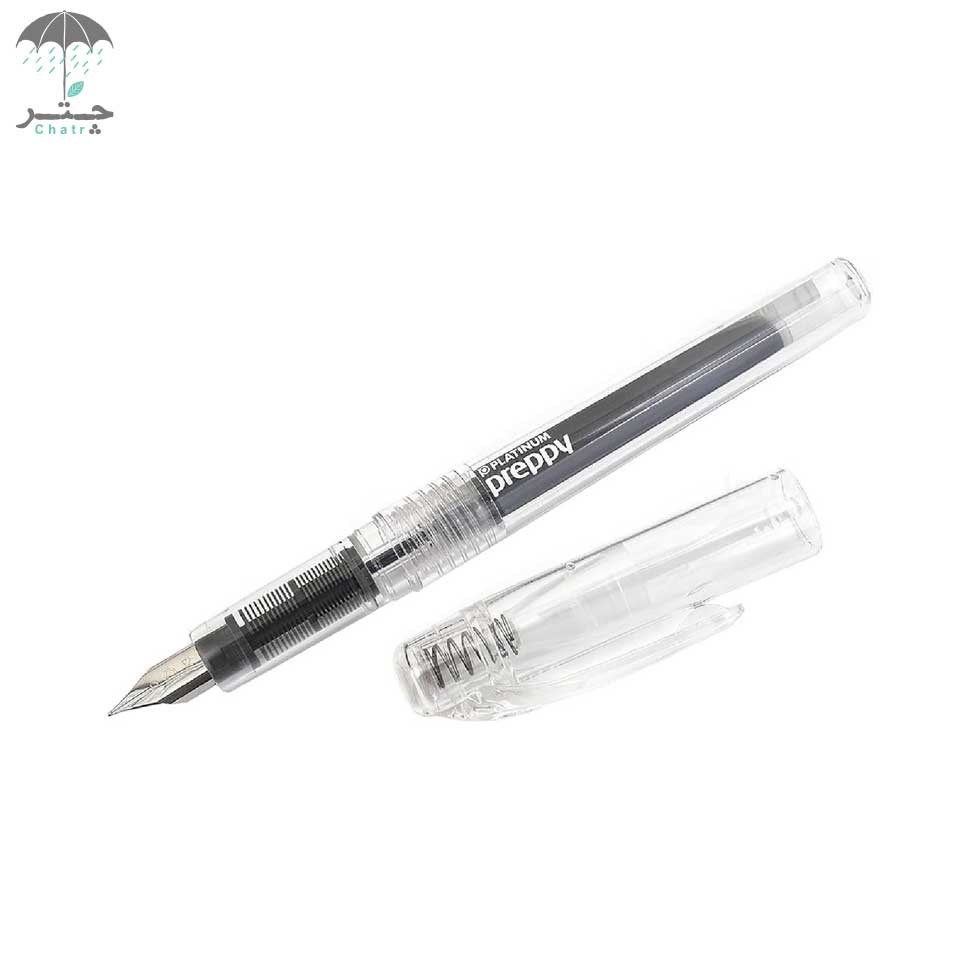 تصویر  خودنویس پلاتینوم مدل پرپی رنگ کریستال 4 (PSQC400)