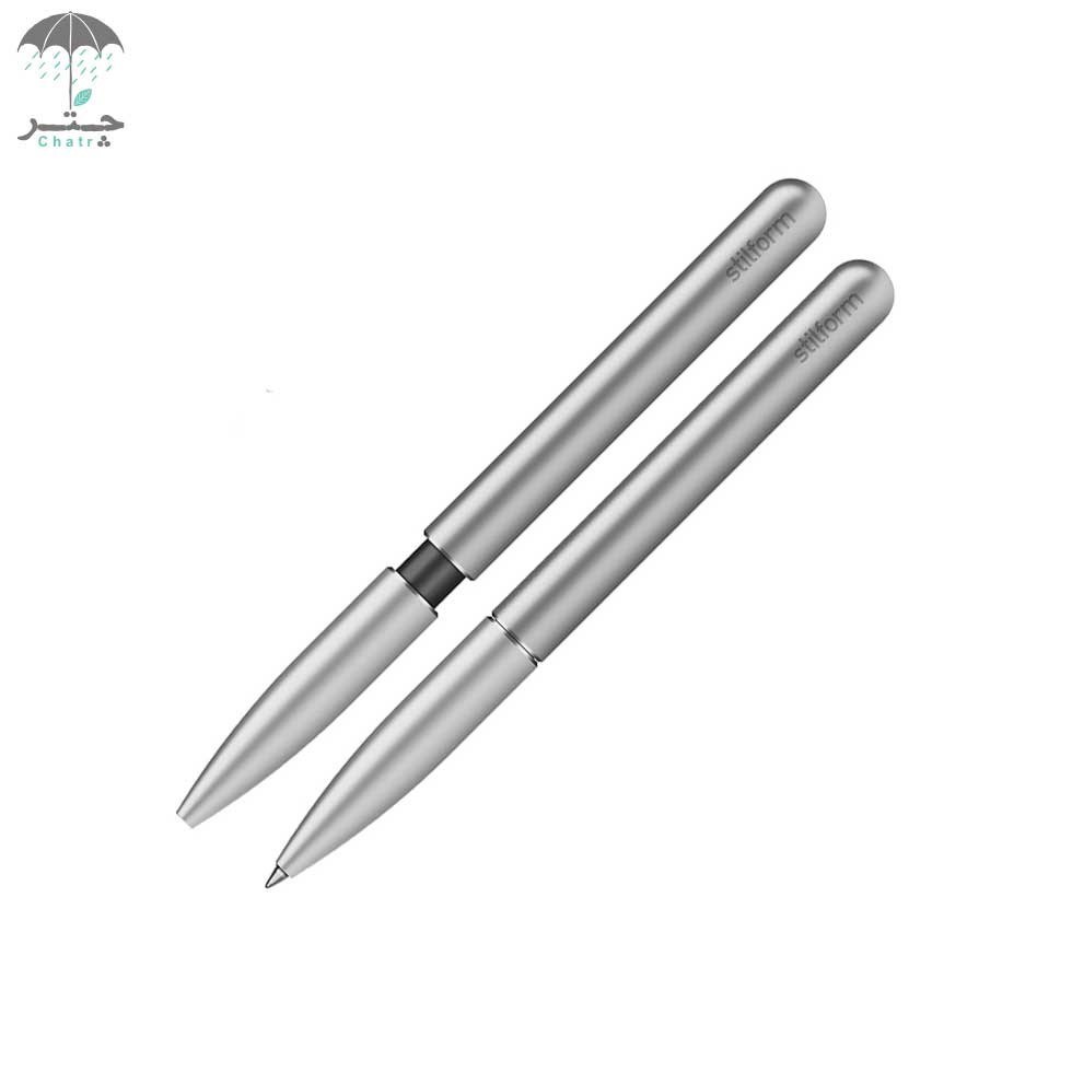 تصویر  خودکار آلومینیومی استیل‌فرم مدل Pen رنگ comet grey کد 200029
