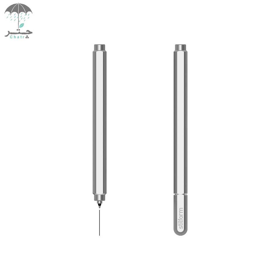 تصویر  روان‌نویس ژله‌ای آلومینیومی استیل‌فرم مدل ARC رنگ Comet Grey کد 200013