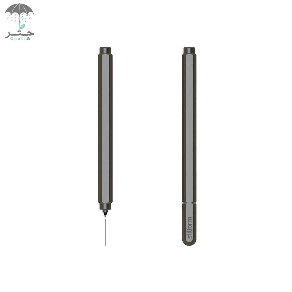 تصویر  روان‌نویس ژله‌ای تیتانیومی استیل‌فرم مدل ARC رنگ DLC Black کد 200018